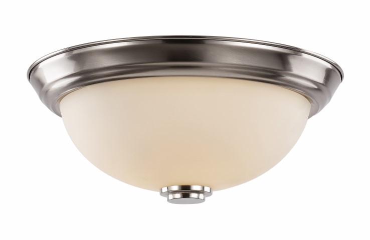 3LT FLUSHMOUNT-DOUBLE DISK-BK-